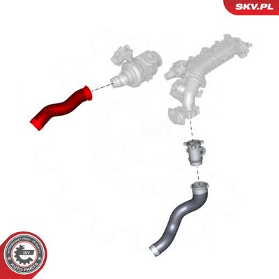 Hadička plnícího vzduchu SKV 24SKV715