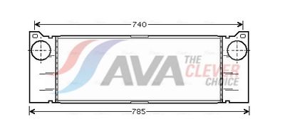 INTERCOOLER COMPRESOR AVA Clever Choice MSA4473