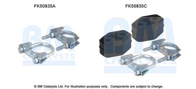 Монтажен комплект, изпускателна тръба BM Catalysts FK50835