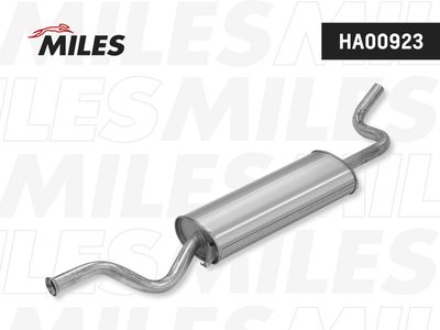 MILES HA00923 Глушитель выхлопных газов  для LADA SAMARA седан (21099, 2115) 1300