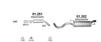 SISTEM DE ESAPAMENT POLMO POLMO01197