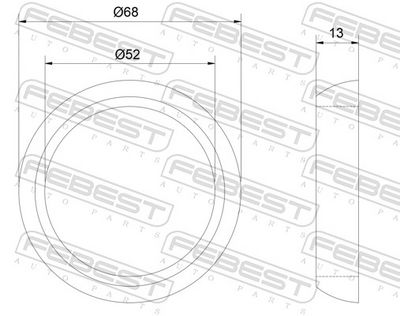 GARNITURA RACORD EVACUARE FEBEST 24491002 1