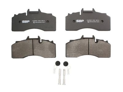 Remblokken set Voor past: BPW ECO PLUS 2