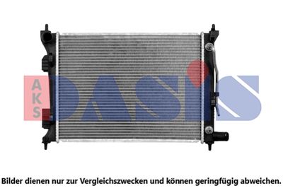 Радиатор, охлаждение двигателя AKS DASIS 560069N для HYUNDAI SOLARIS