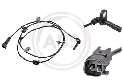 Czujnik, prędkość obrotowa koła A.B.S. 31716