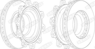 Brake disc Links/Rechts (377mmx45mm)