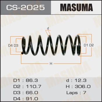 Пружина ходовой части MASUMA CS-2025 для NISSAN CEFIRO