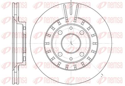 Tarcza hamulcowa REMSA 6828.10