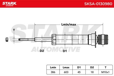 амортисьор STARK SKSA-0130980