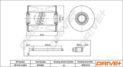 KRAFTSTOFFFILTER DR!VE+ DP1110130052 1