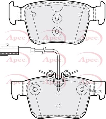 Brake Pad Set APEC PAD2159