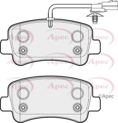 Brake Pad Set APEC PAD1781