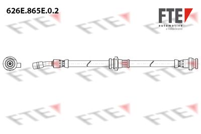 Тормозной шланг FTE 9240991 для RENAULT KOLEOS