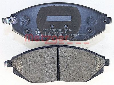 SET PLACUTE FRANA FRANA DISC METZGER AUTOTEILE 1170446 2