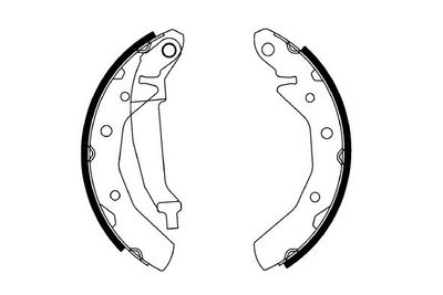 Комплект тормозных колодок E.T.F. 09-0541 для DAEWOO MATIZ