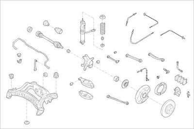 RADAUFHäNGUNG DELPHI OEMERC000008691R
