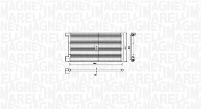 MAGNETI MARELLI Kondensator, Klimaanlage