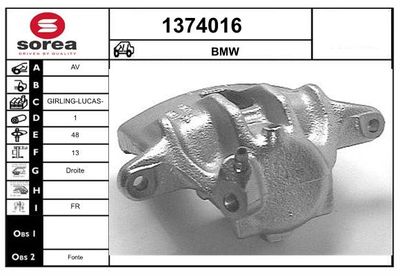BREMSSATTEL SNRA 1374016