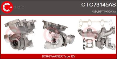COMPRESOR SISTEM DE SUPRAALIMENTARE CASCO CTC73145AS