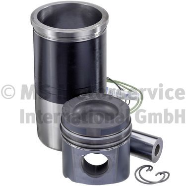 Zuiger met hulzenset (128mm STD, 50x107)