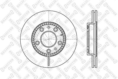 STELLOX 6020-3241V-SX Тормозной диск 
