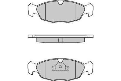 E.T.F. 12-0584 Тормозные колодки и сигнализаторы  для OPEL CORSA B (S93) 1.4 i (F08, F68, M68)