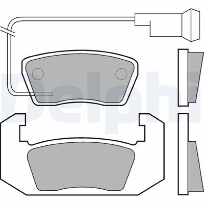 BREMSBELAGSATZ SCHEIBENBREMSE