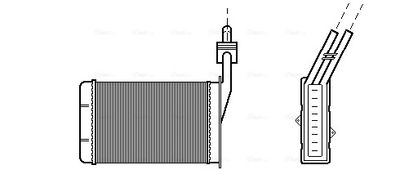 AVA QUALITY COOLING Kachelradiateur, interieurverwarming (RT6101)