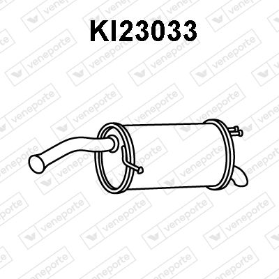 Глушитель выхлопных газов конечный VENEPORTE KI23033 для KIA PICANTO