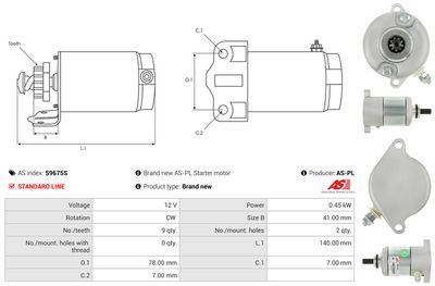 STARTER AS-PL S9675S 4