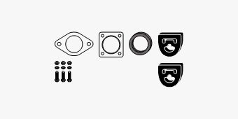 MONTAGESATZ ABGASANLAGE