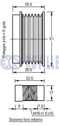 SISTEM ROATA LIBERA GENERATOR RUVILLE 541885 1