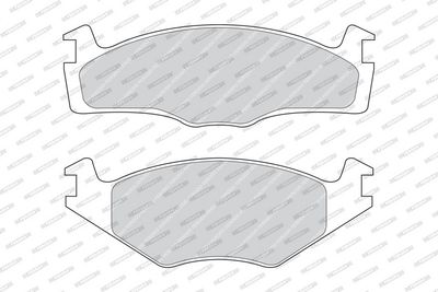 BREMSBELAGSATZ SCHEIBENBREMSE FERODO FDB392 1