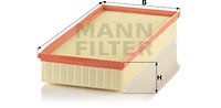 Luftfilter MANN-FILTER C 39 002