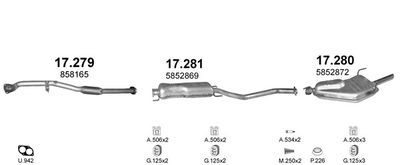 SISTEM DE ESAPAMENT POLMO POLMO00777