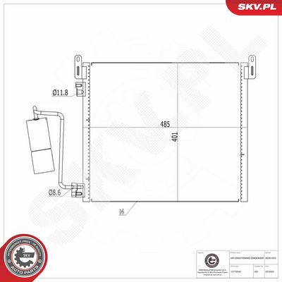 CONDENSATOR CLIMATIZARE ESEN SKV 86SKV453 7