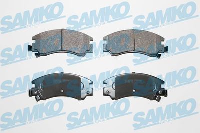 Комплект тормозных колодок, дисковый тормоз SAMKO 5SP047 для SUBARU XT