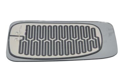 Zijspiegel glas Links (flat, met verwarming) past: PEUGEOT 405 I, 405 II 01.87-05.97