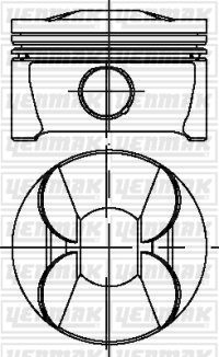 YENMAK 39-04335-000 Поршень  для AUDI A6 C6 Avant (4F5) 2.4