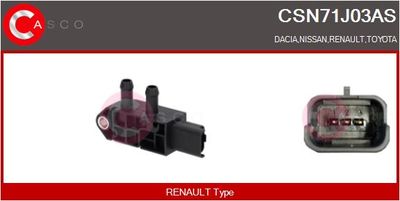 SENZOR PRESIUNE GAZE EVACUARE