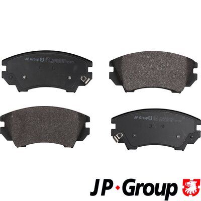 Комплект тормозных колодок, дисковый тормоз JP GROUP 1263602410 для GMC TERRAIN