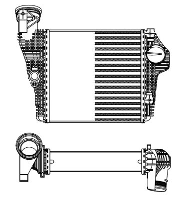 Laddluftkylare NRF 309025