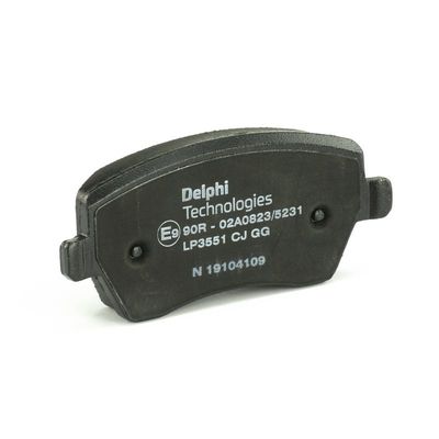 BREMSBELAGSATZ SCHEIBENBREMSE DELPHI LP3551 35