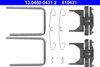 Комплектующие, колодки дискового тормоза ATE 13.0460-0431.2 для SAAB 99