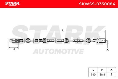 датчик, обороти на колелото STARK SKWSS-0350084