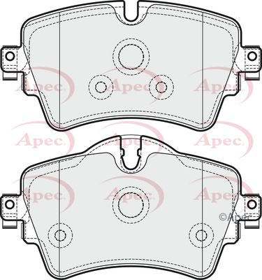 Brake Pad Set APEC PAD2030