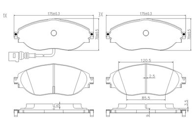 SET PLACUTE FRANA FRANA DISC BOGAP A8210140 4