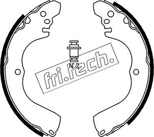 fri.tech. 1064.172 Ремкомплект барабанных колодок  для MITSUBISHI GRANDIS (Митсубиши Грандис)