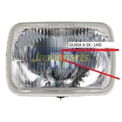сменяема част на фар, главен фар JAPANPARTS GO-004