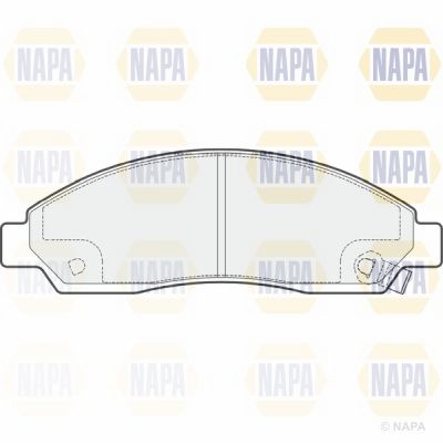 Brake Pad Set NAPA NBP1758